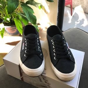 Black Italian Superga Sneakers
